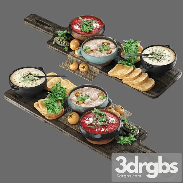 Food soup 3D Model Download