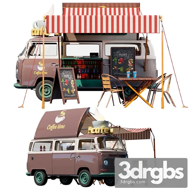 Foodtrack 3D Model Download