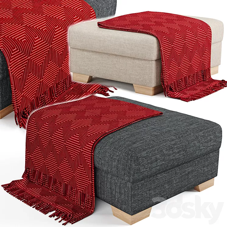 Footstool sorvallen 3D Model Footstool sorvallen 3D Model