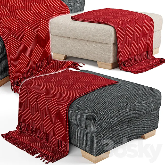 Footstool sorvallen 3DModel Footstool sorvallen 3DModel