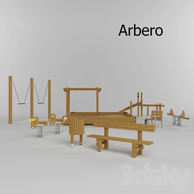 for playground equipment Arbero 3D Model for playground equipment Arbero 3D Model