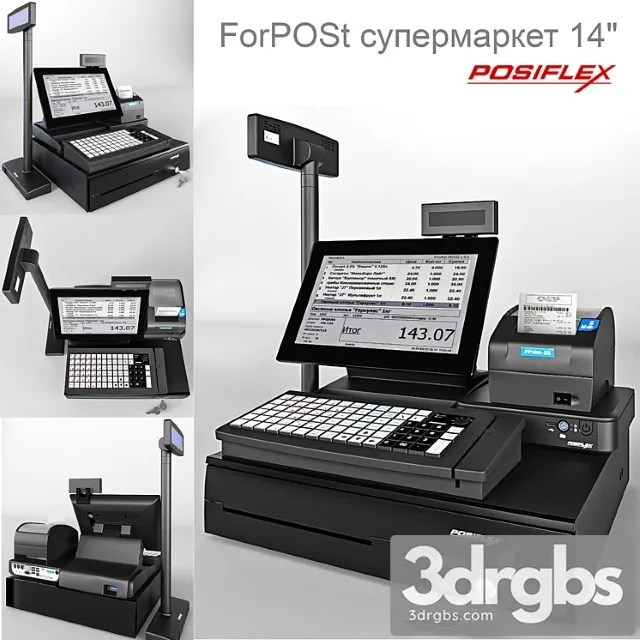For Post Supermarket 14 3D Model Download