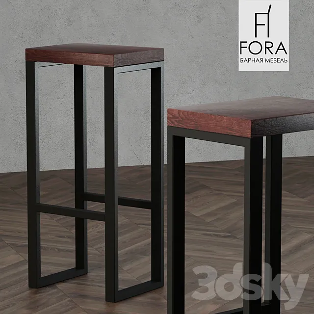 Fora Furniture Model A 3D Model