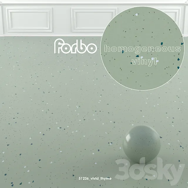 Forbo Sphera Homogeneous Vinyl: 6 3D Model Forbo Sphera Homogeneous Vinyl: 6 3D Model