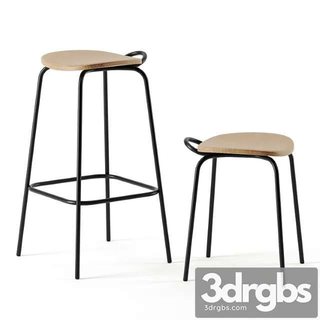 Forcina Stools By Mattiazzi 3D Model Download Forcina Stools By Mattiazzi 3D Model Download