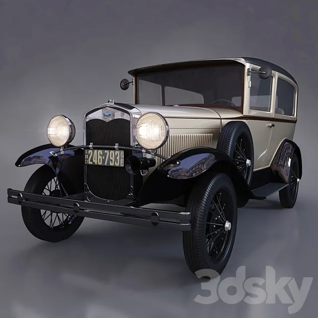 Ford A 3D Model