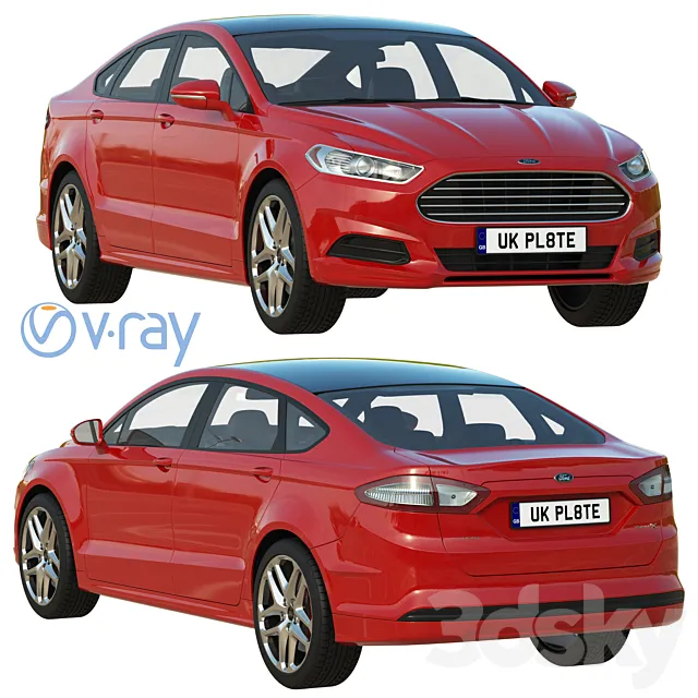 Ford Mondeo _ Ford Fusion 3D Model