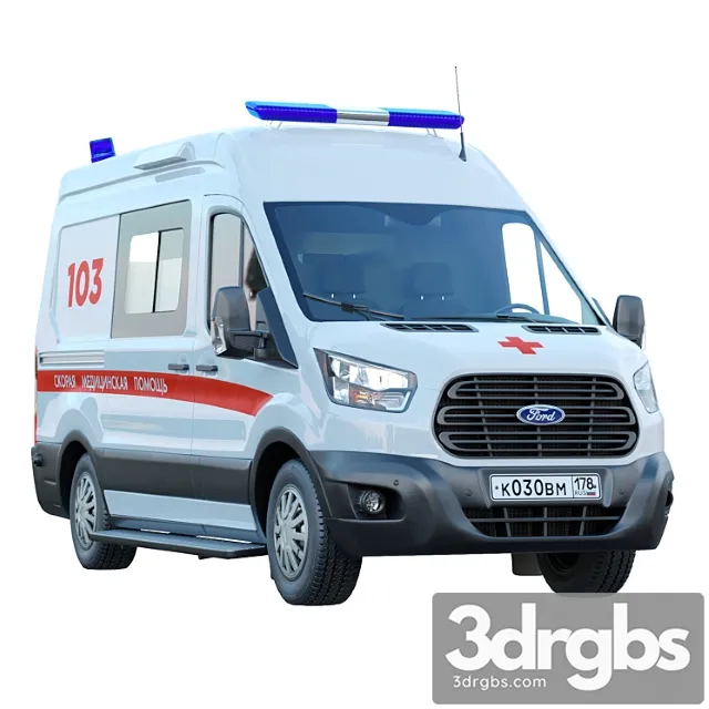 Ford transit emergency medicine 3D Model Download