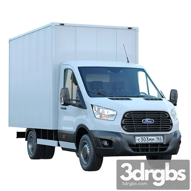 Ford Transit Manufactured Goods Van 3D Model Download