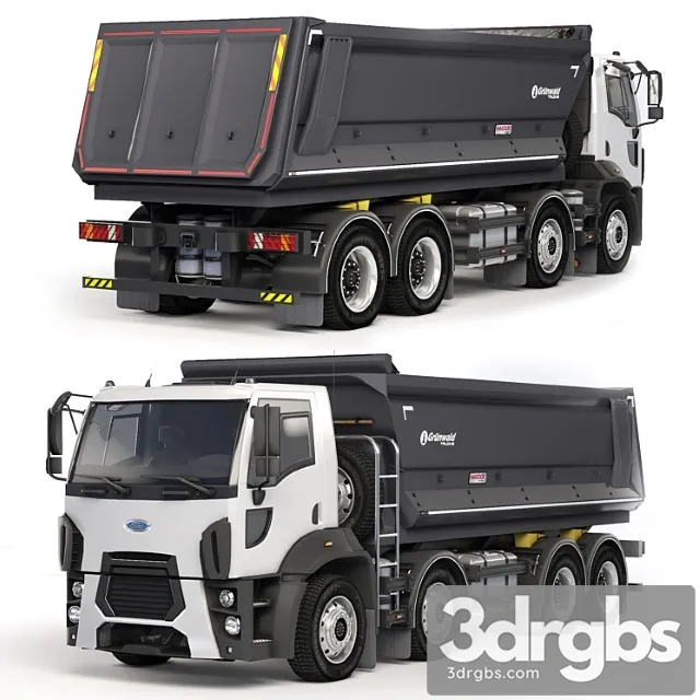 Ford Trucks 4142d Dc Dump Truck 3D Model Download