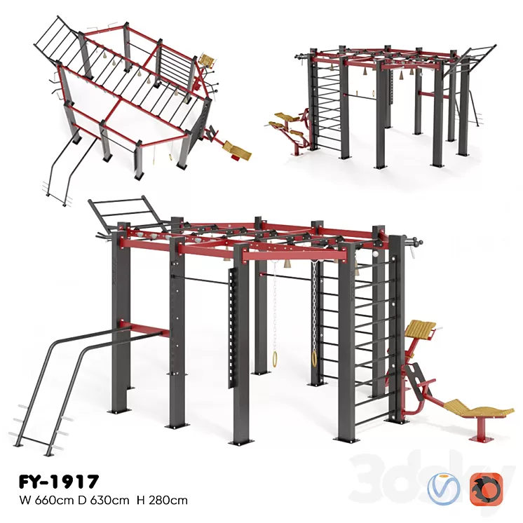 FOREMAN. MULTIFUNCTIONAL FRAME FY-1917 3D Model FOREMAN. MULTIFUNCTIONAL FRAME FY-1917 3D Model