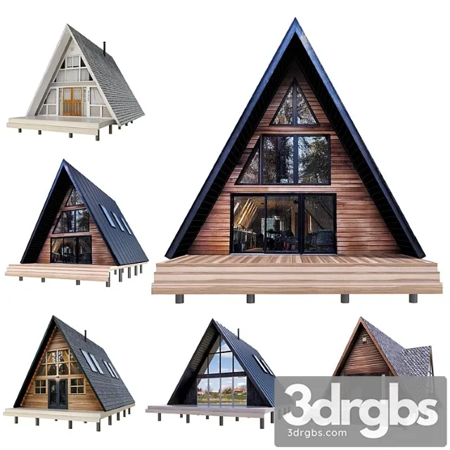Forest Houses 3D Model Download
