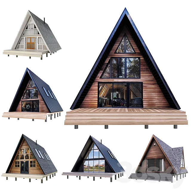 Forest houses 3DModel