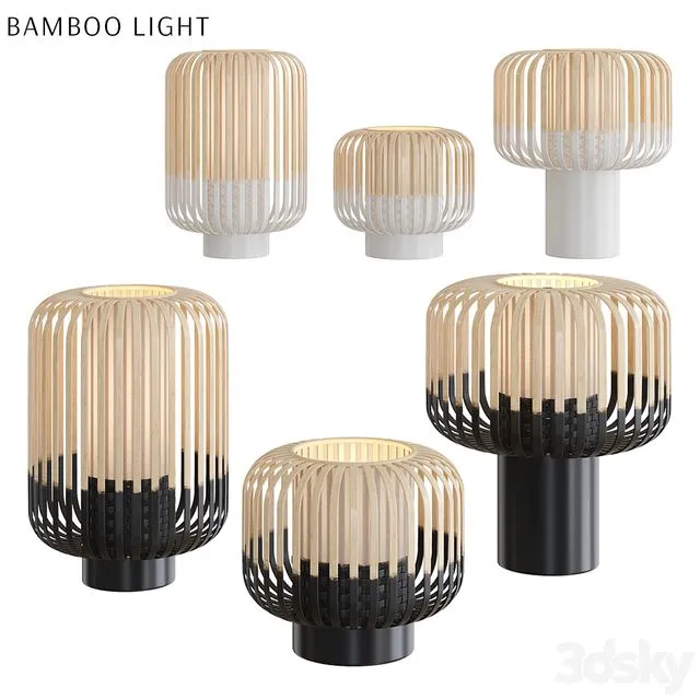 Forestier Bamboo Table Lamp 3D Model Forestier Bamboo Table Lamp 3D Model