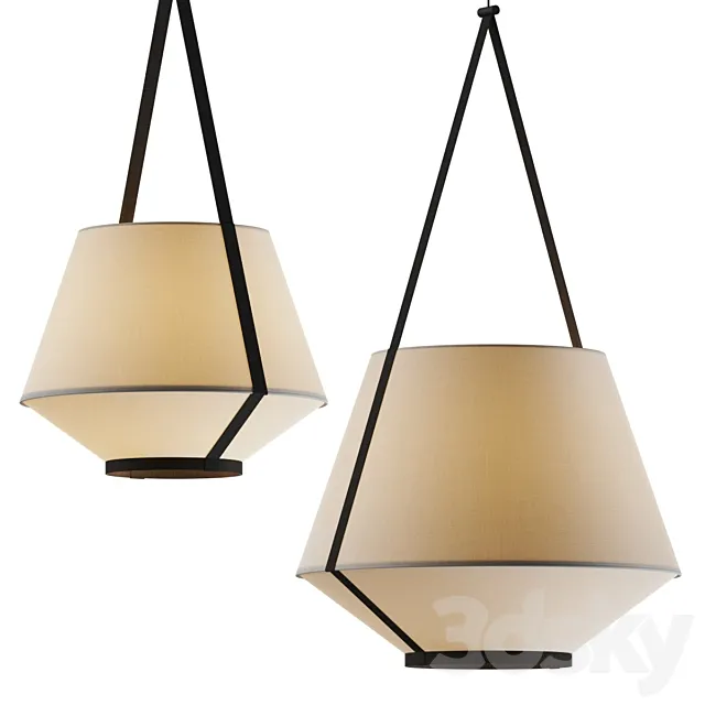 Forestier Carrie Pendant Lamps 3DModel Forestier Carrie Pendant Lamps 3DModel