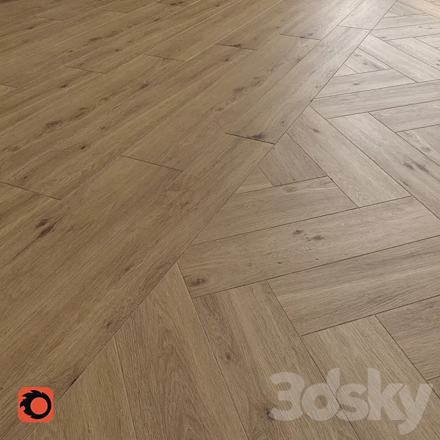 Forestina dark beige Floor Tile 3D Model