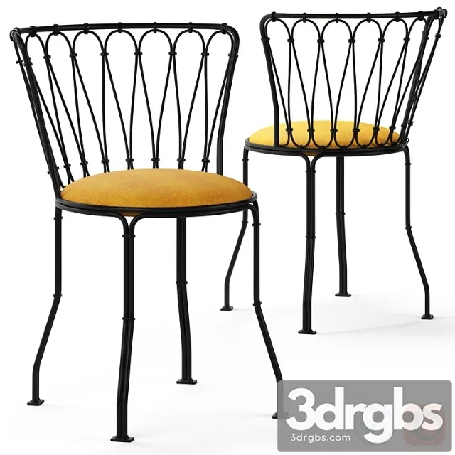 Forge chair (silla forja) 2 3D Model Download Forge chair (silla forja) 2 3D Model Download