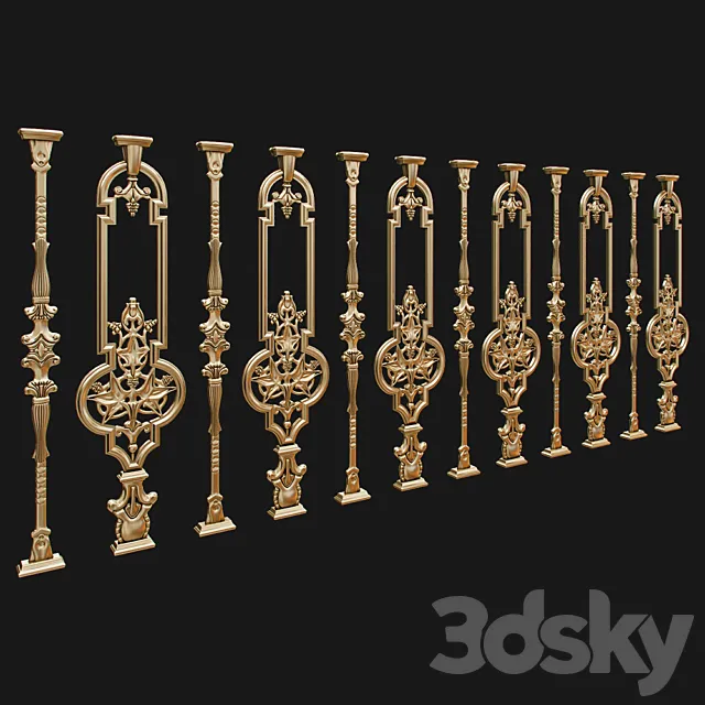 Forged balusters Free Download