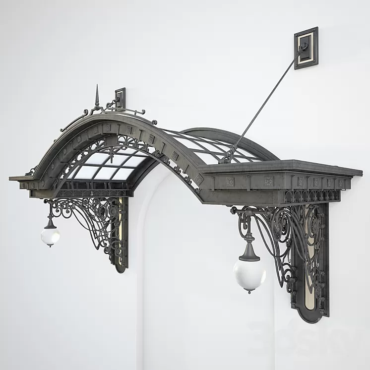 Forged canopy 3D Model Forged canopy 3D Model