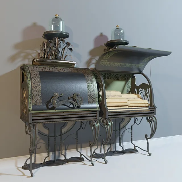 Forged dovnitsa in the classical style. 3D Model Forged dovnitsa in the classical style. 3D Model