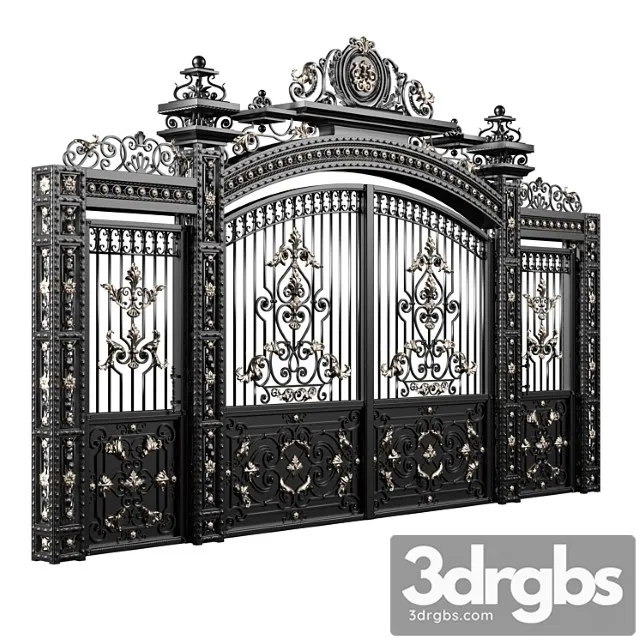 Forged Gates 2 3D Model Download Forged Gates 2 3D Model Download