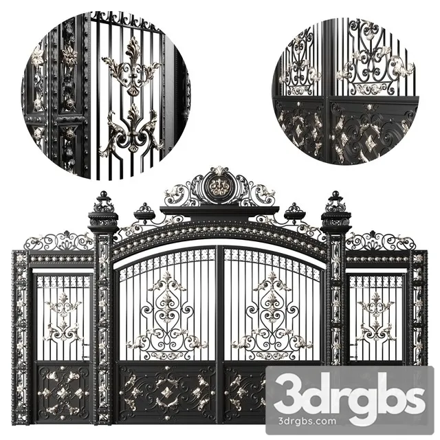 Forged Gates 3D Model Download Forged Gates 3D Model Download
