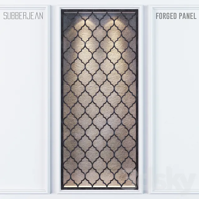 Forged Panel Subberjean 3D Model Forged Panel Subberjean 3D Model