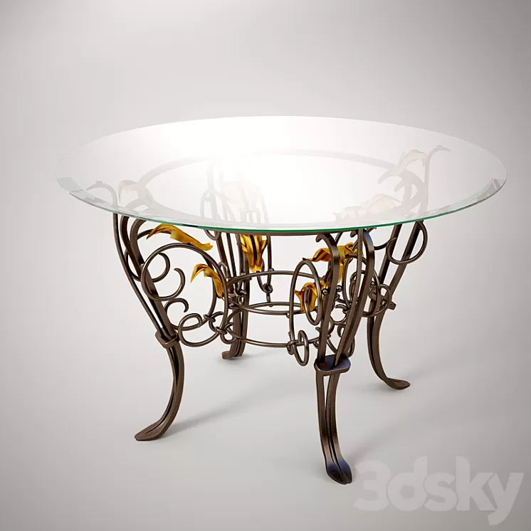 Forged table. 3D Model Forged table. 3D Model