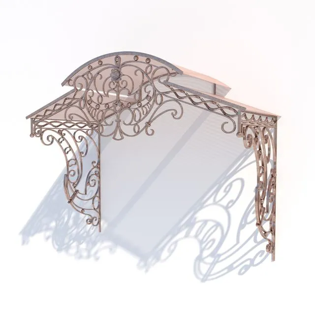 Forged visor 3D Model