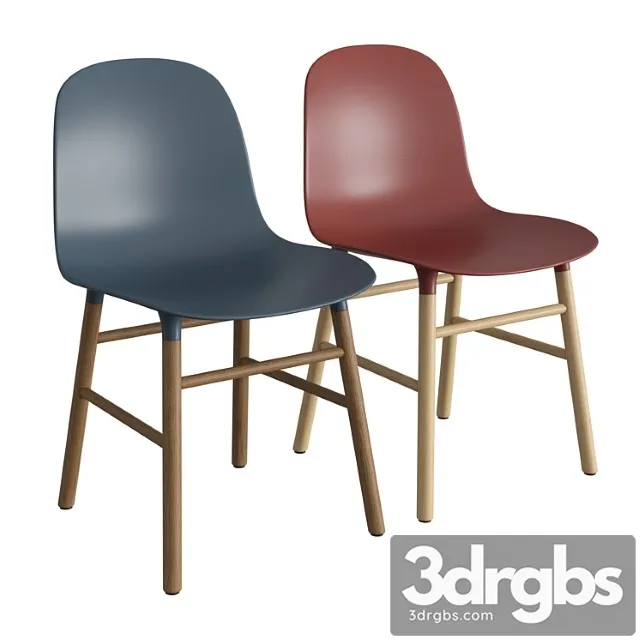 Form chair oak 2 3D Model Download Form chair oak 2 3D Model Download