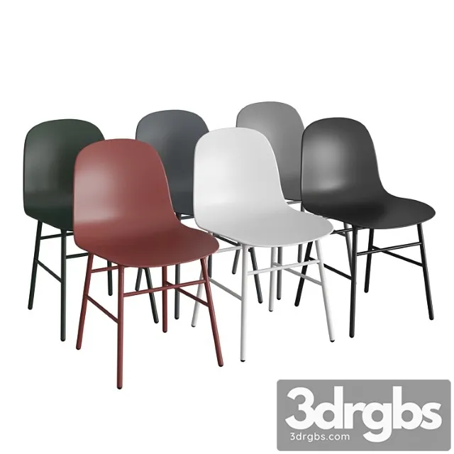 Form chair steel 2 3D Model Download Form chair steel 2 3D Model Download