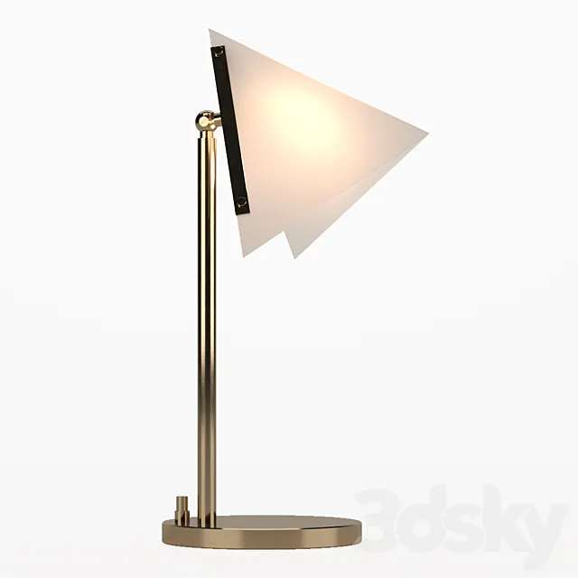 FORMA ROUND BASE TABLE LAMP Brass Loft Concept 43.31 3D Model FORMA ROUND BASE TABLE LAMP Brass Loft Concept 43.31 3D Model