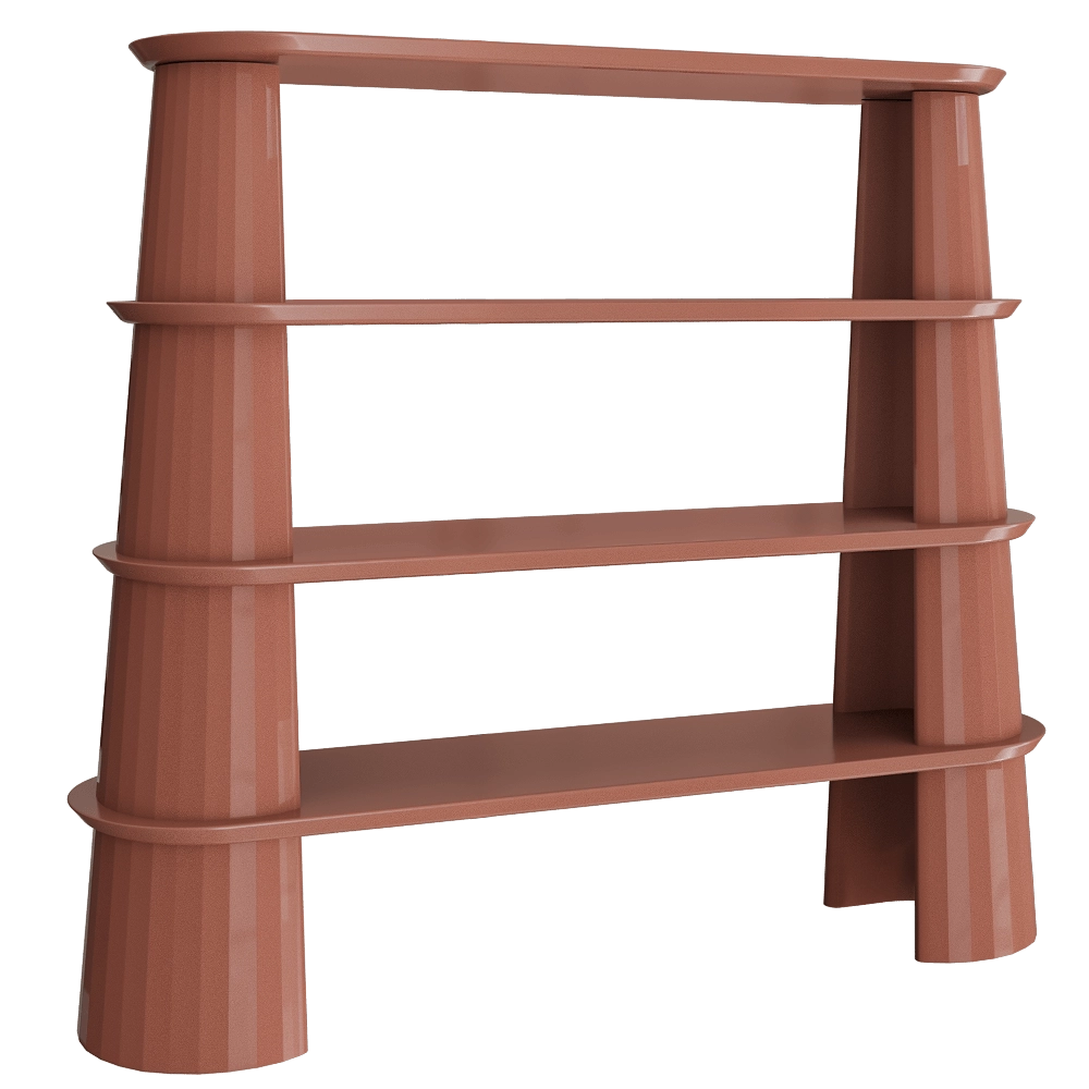 Forma&Cemento – Bookshelf Fusto II 3D Model Forma&Cemento – Bookshelf Fusto II 3D Model