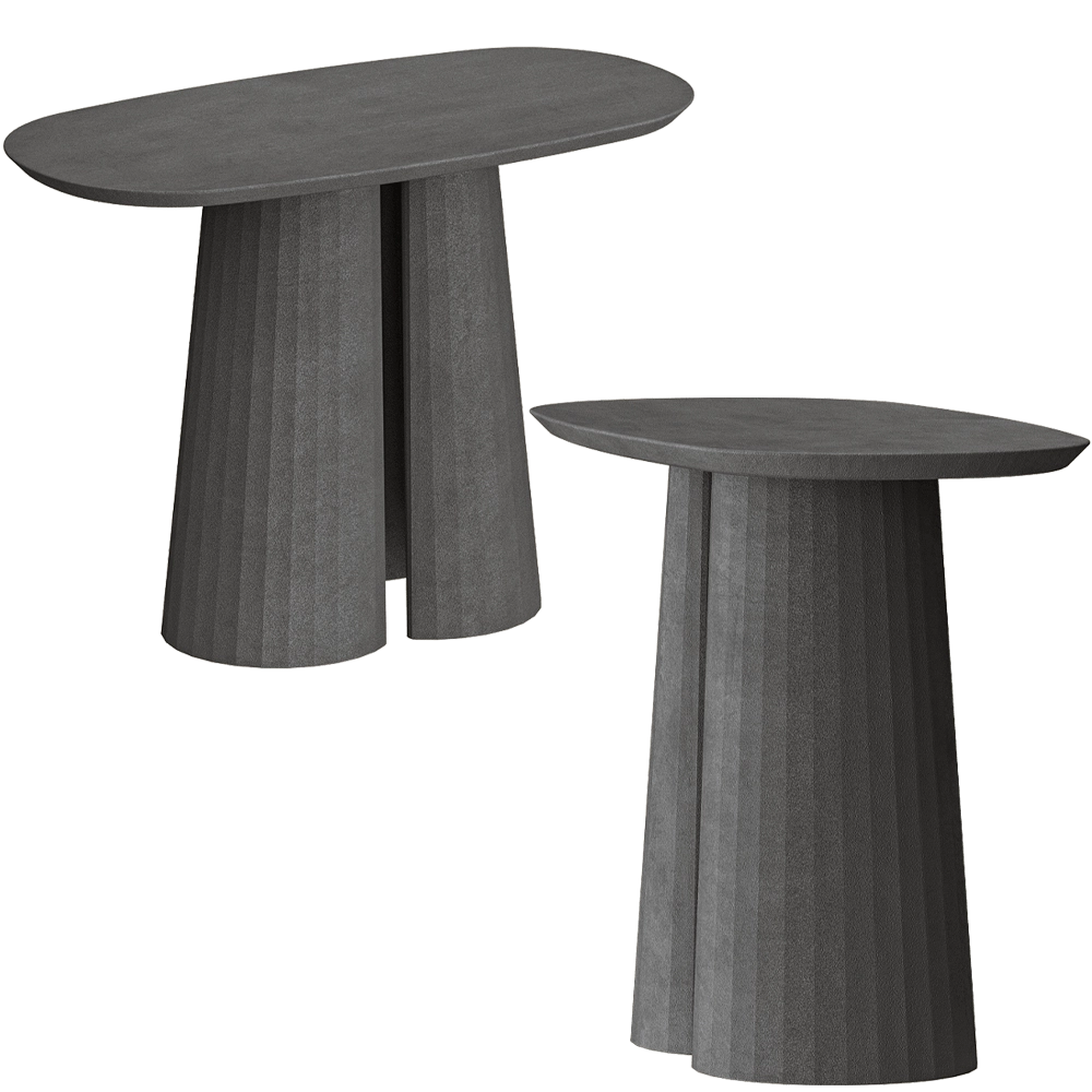 Forma&Cemento – Coffee table Fusto Oval I 3D Model Forma&Cemento – Coffee table Fusto Oval I 3D Model