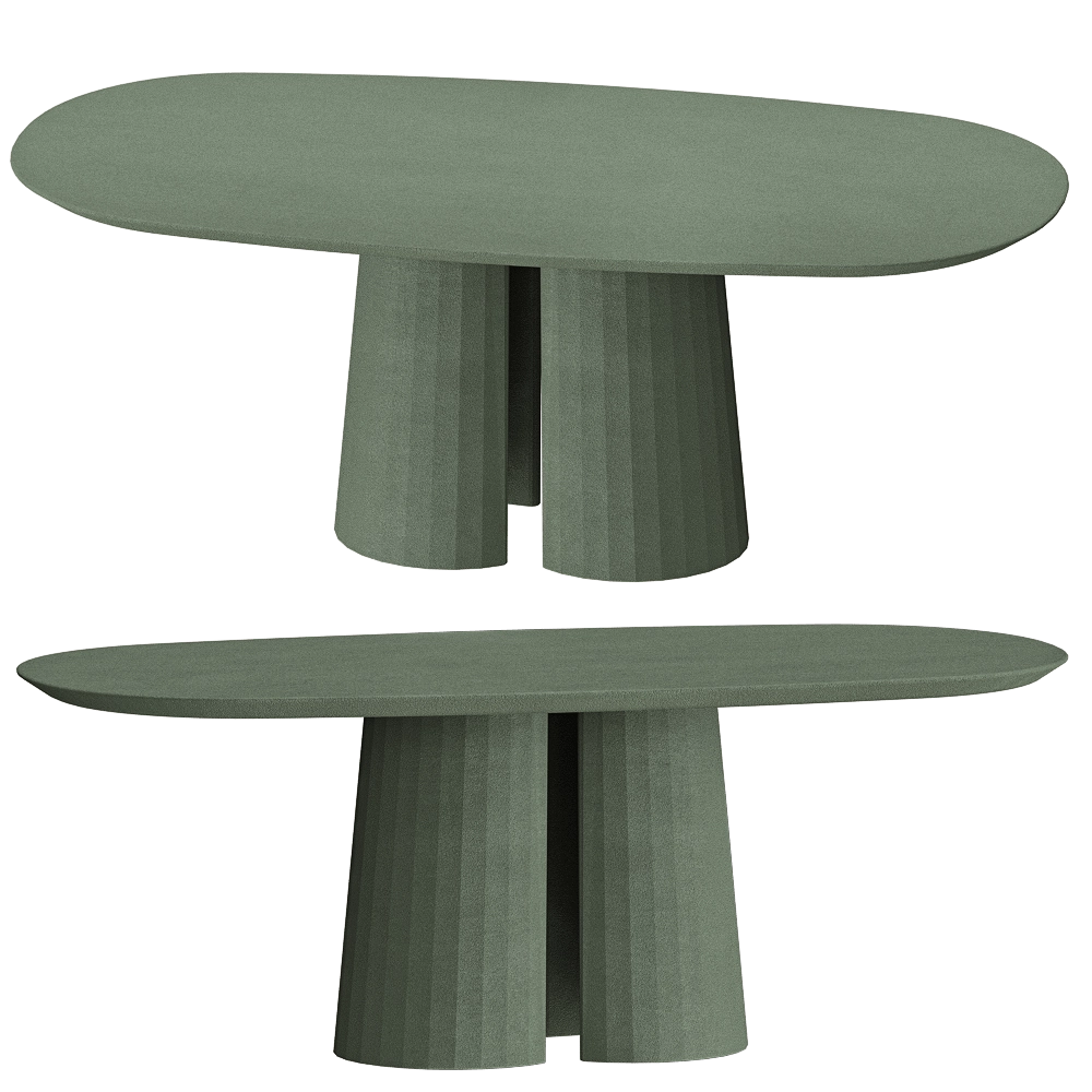 Forma&Cemento – Coffee table Fusto Oval II 3D Model Forma&Cemento – Coffee table Fusto Oval II 3D Model
