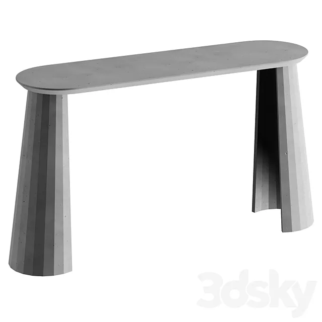 Forma&Cemento FUSTO CONSOLE I Consoles 3D Model