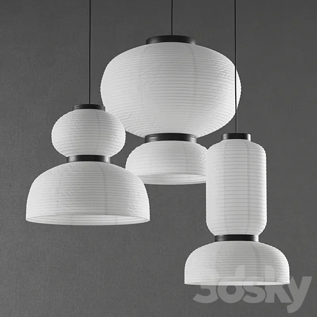 Formakami pendant lamp set 3D Model