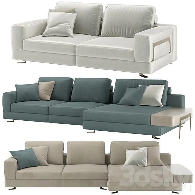 Former In Italia FELLINI Sofa modular 3D Model Former In Italia FELLINI Sofa modular 3D Model