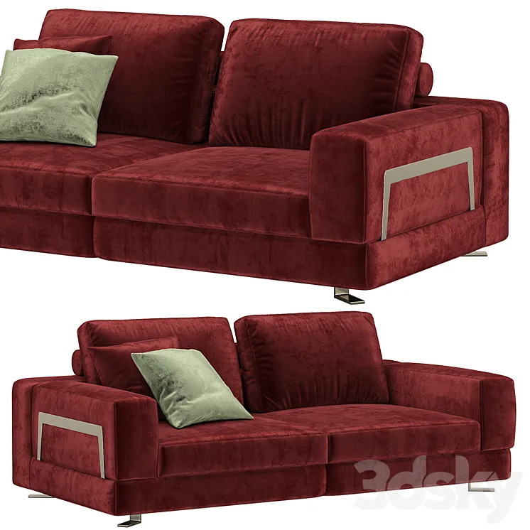 Former In Italia FELLINI Sofa straight 3D Model Free Download