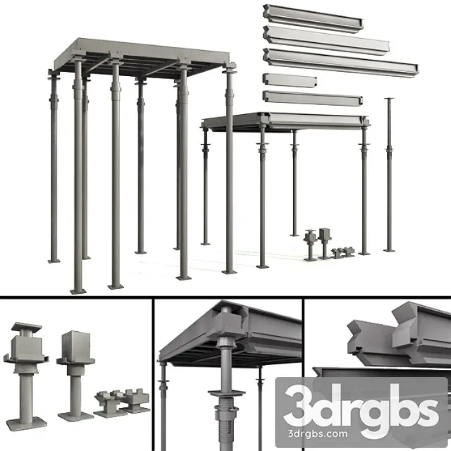 Formwork For Construction 3D Model Download