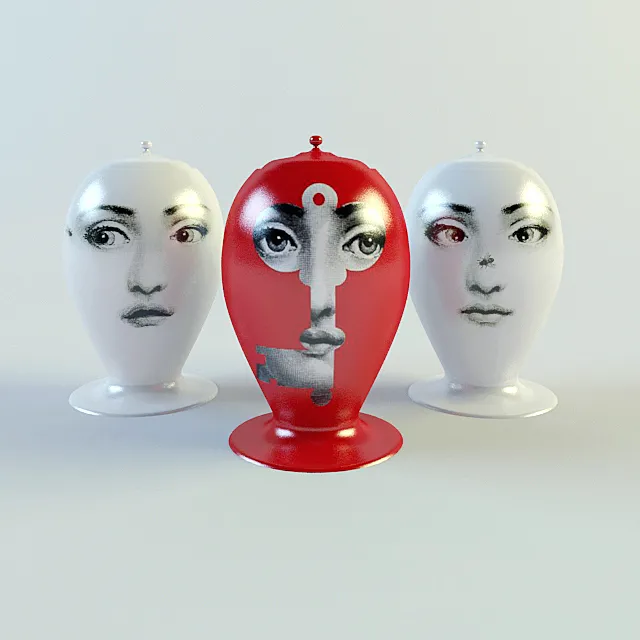Fornasetti vases 3DModel