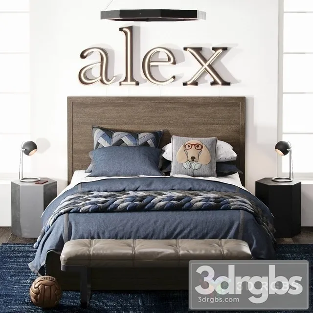 Forrest Storage Bed 3D Model Download