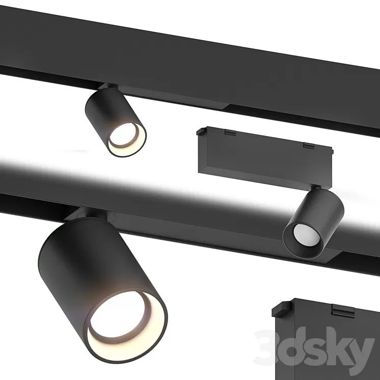 Forstlight DOT 12 Track Light 3D Model Forstlight DOT 12 Track Light 3D Model