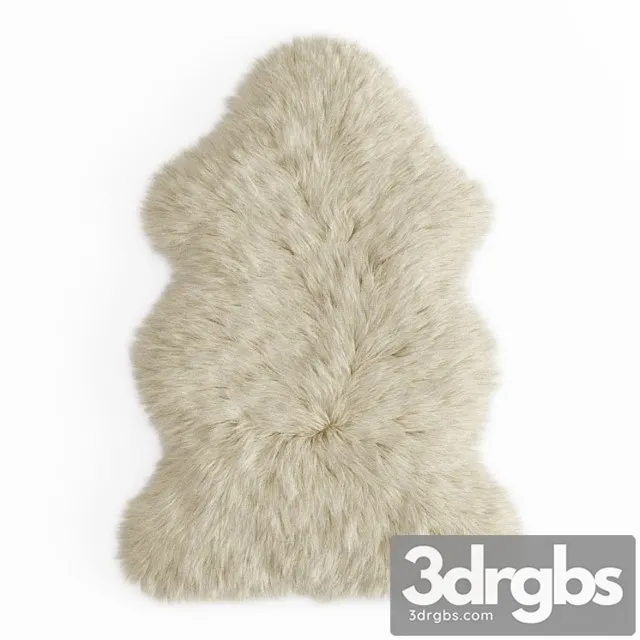Forsyth new zealand sheepskin skin rug 3D Model Download