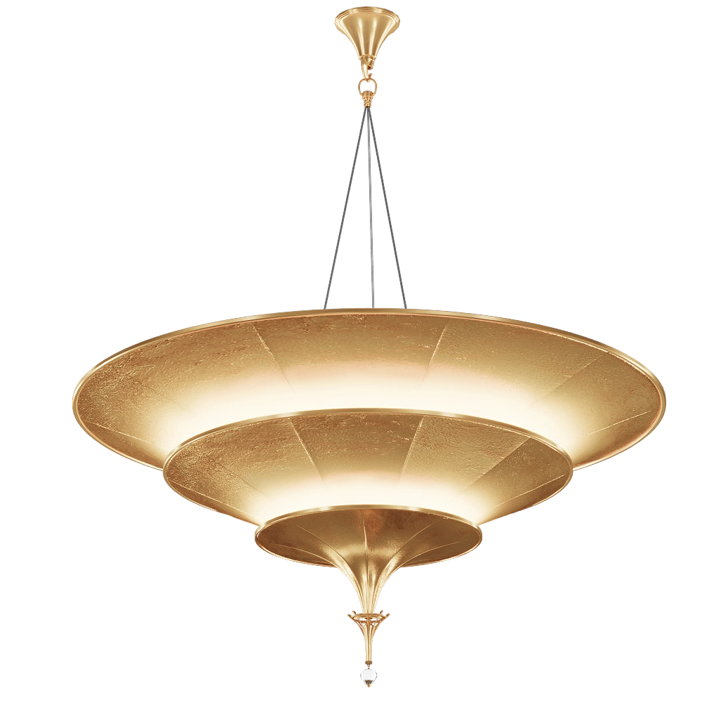 Fortuny  – Chandelier Icaro 3 tiers 3D Model