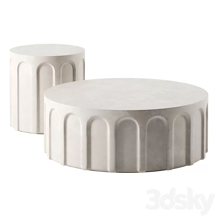 Forum coffee tables by Phase design 3D Model