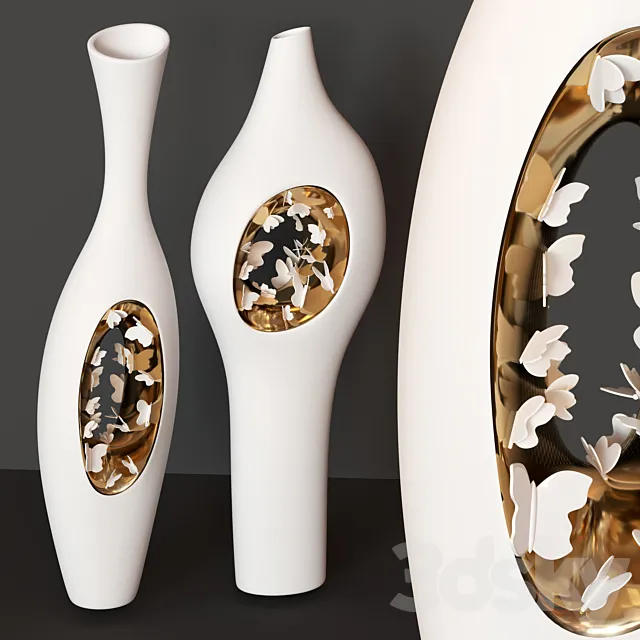 FOS Falling in Love Ellipsis vases 3D Model