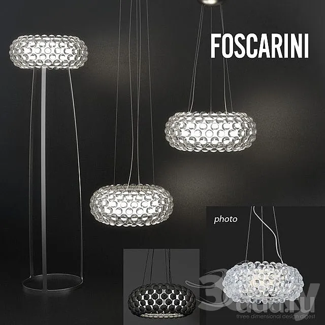 Foscarini _ Caboche Lamps collection 3DModel Foscarini _ Caboche Lamps collection 3DModel
