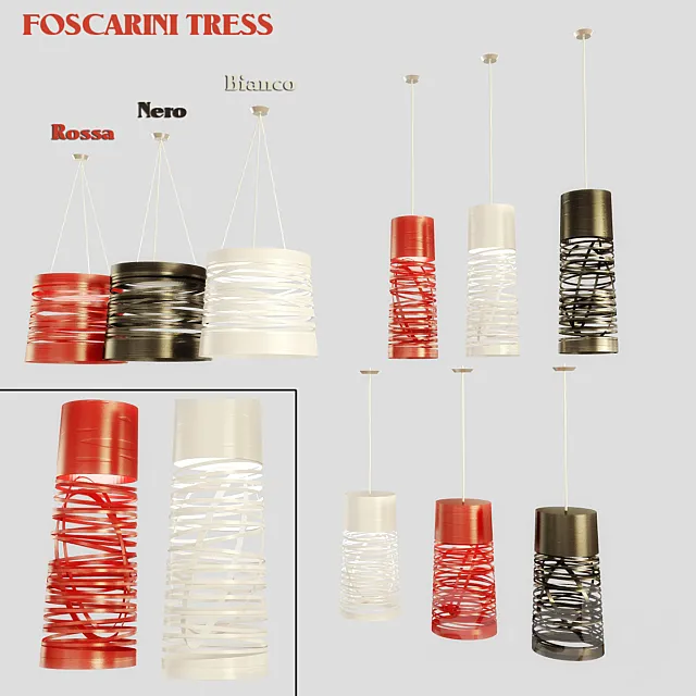 Foscarini _ TRESS 3DModel Foscarini _ TRESS 3DModel