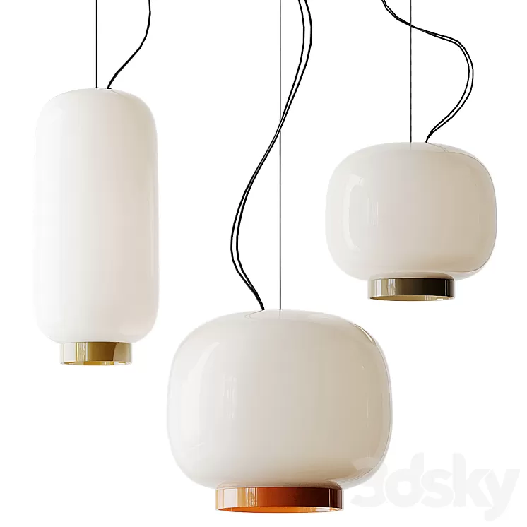 Foscarini Chouchin Reverse 3 Suspension Lamp 3D Model Free Download